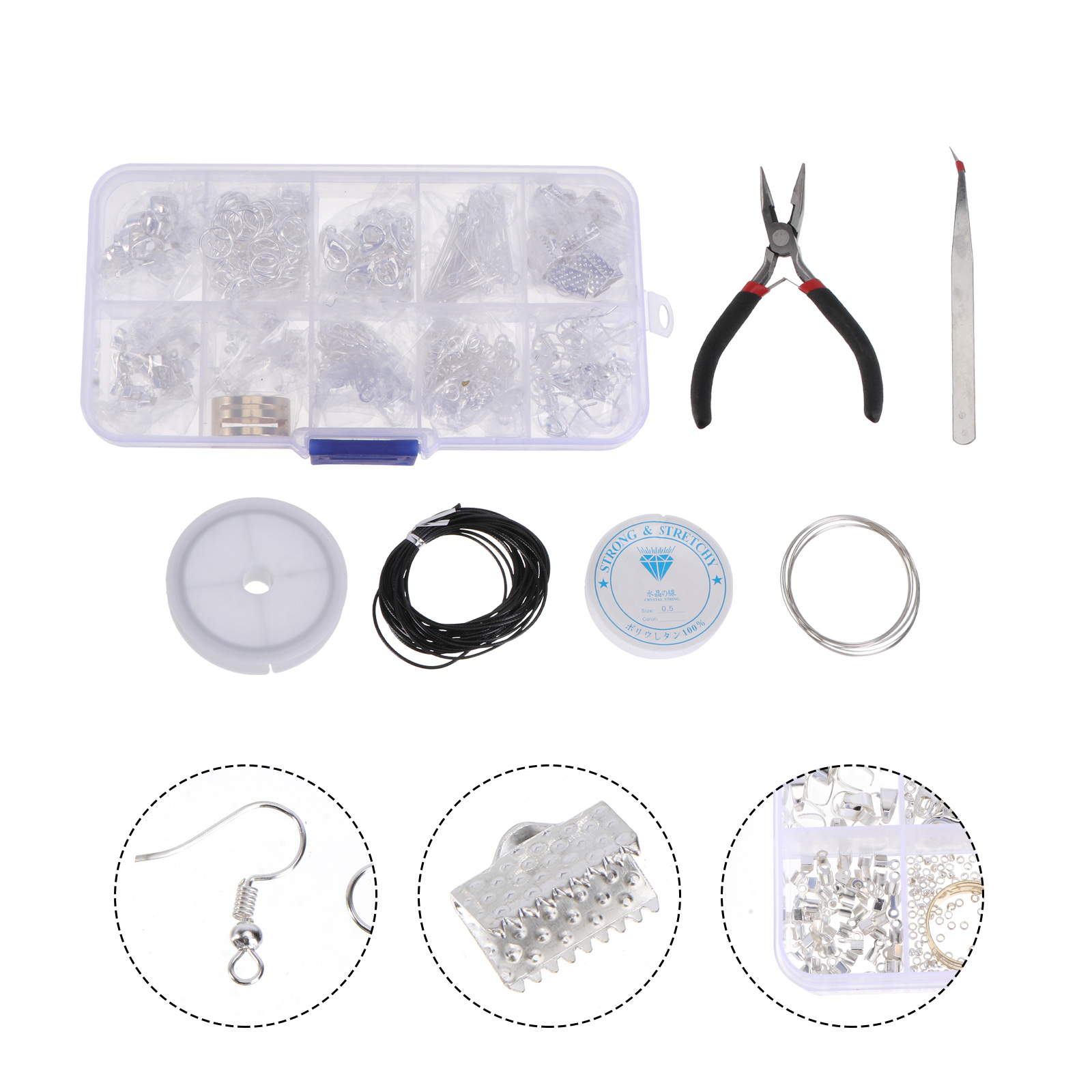 jewelry making kits for adults DIY Jewelry Making Tool Kit Supplies Kit  Jewelry Repair Tools With Accessories 